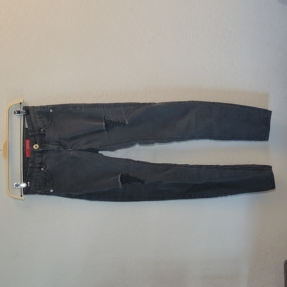 GUESS Tahiana Fit Distressed High Waist Skinny Faded Thin Jeans 25 - Picture 1 of 12